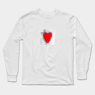 Heart Lollipop Long Sleeve T-Shirt